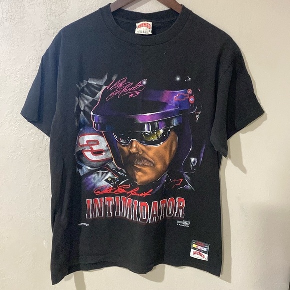 NASCAR Dale Earnhardt Intimidator Nutmeg Mills mens size Large t-shirt